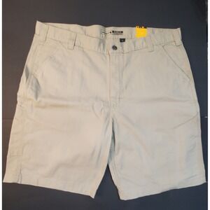 Carhartt Mens Canvas Shorts Sz 42 W/10" Inseam Tan‎ Never Worn W/Tags